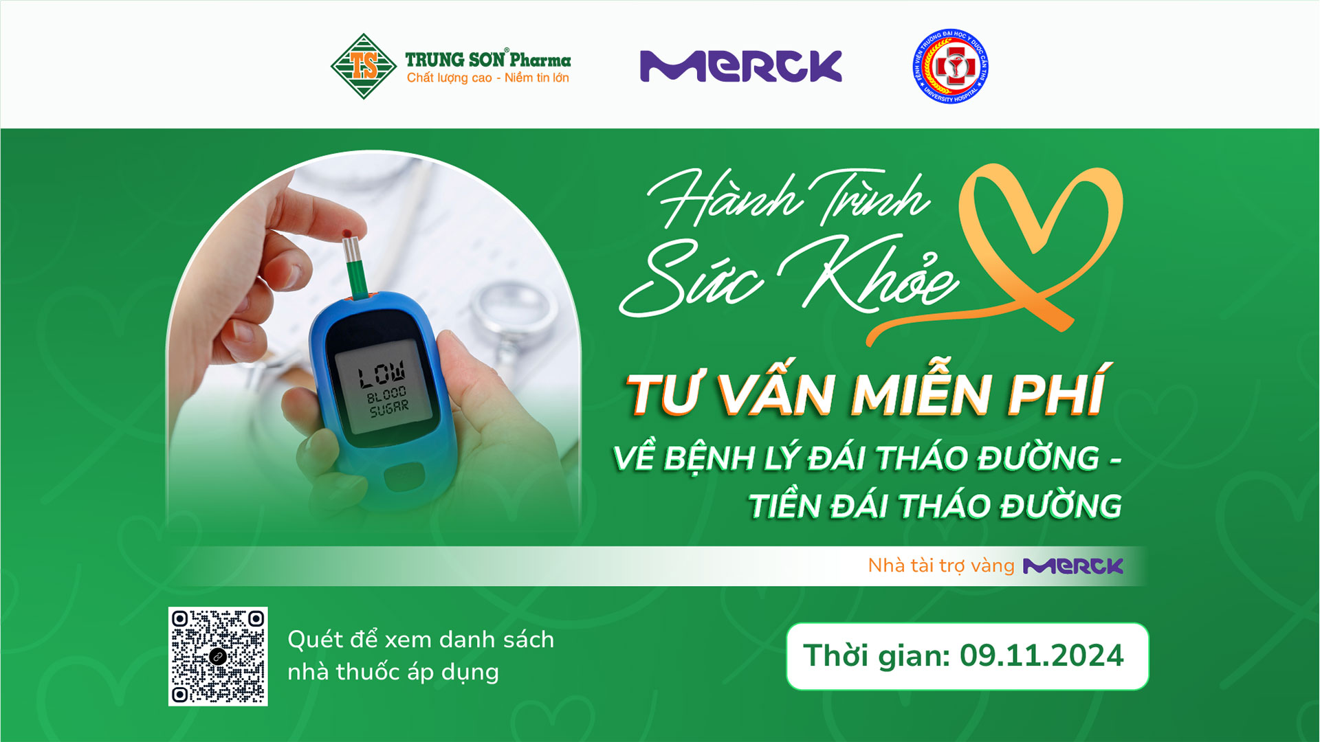 [HÀNH TRÌNH SỨC KHỎE] Tư Vấn Miễn Phí Cùng Chuyên Gia Về Bệnh Lý Đái Tháo Đường/Tiền Đái Tháo Đường