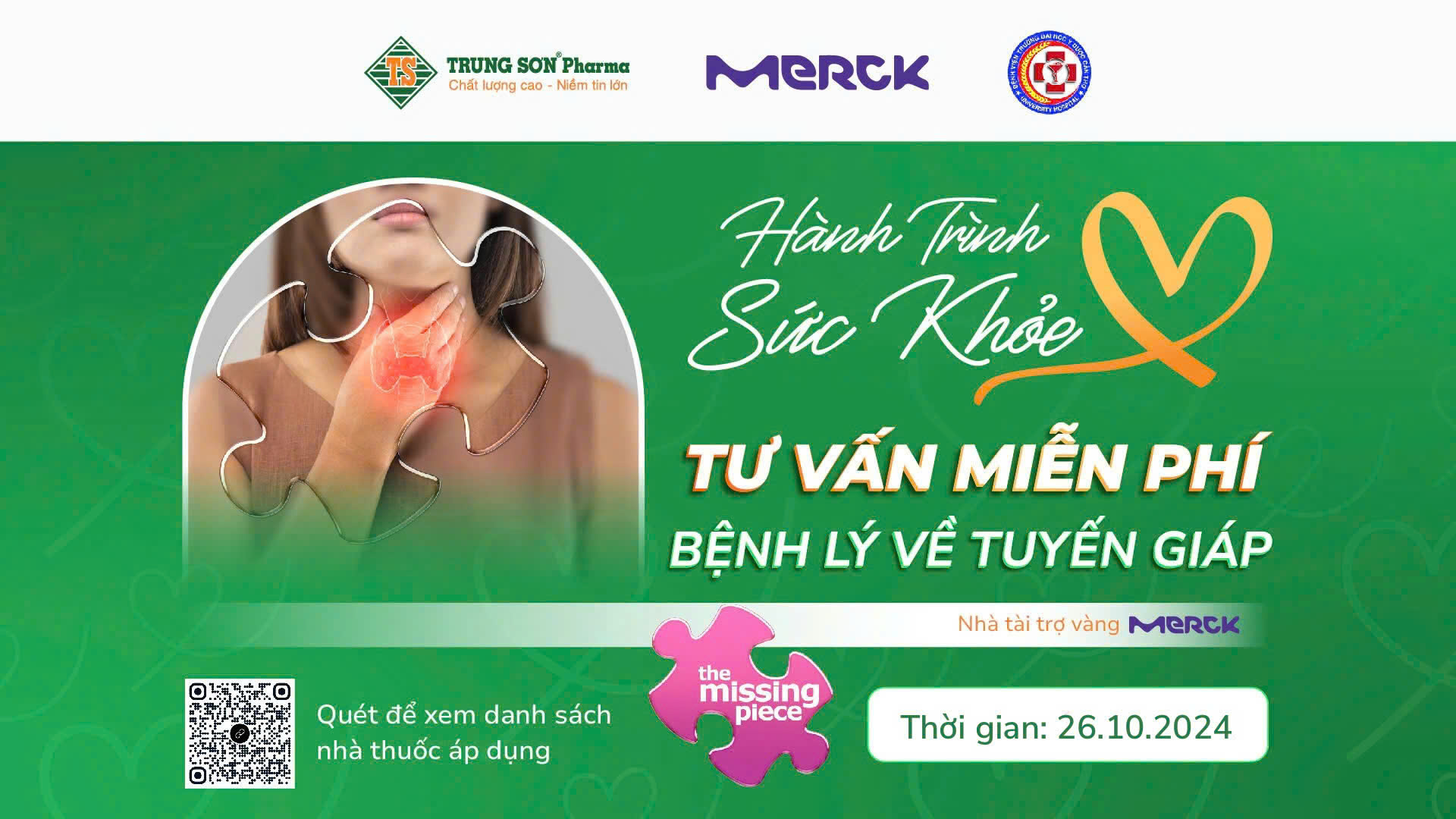 [HÀNH TRÌNH SỨC KHỎE] Cùng Tham Gia Tư Vấn Bệnh Lý Tuyến Giáp Tại Nhà Thuốc Trung Sơn