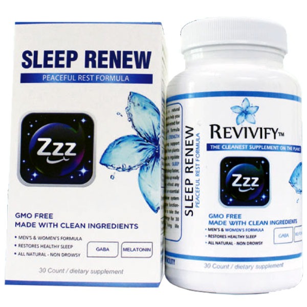 Viên uống Sleep Renew hỗ trợ giảm tình trạng mất ngủ, hỗ trợ tạo giấc ngủ tự nhiên (Hộp 30 viên)