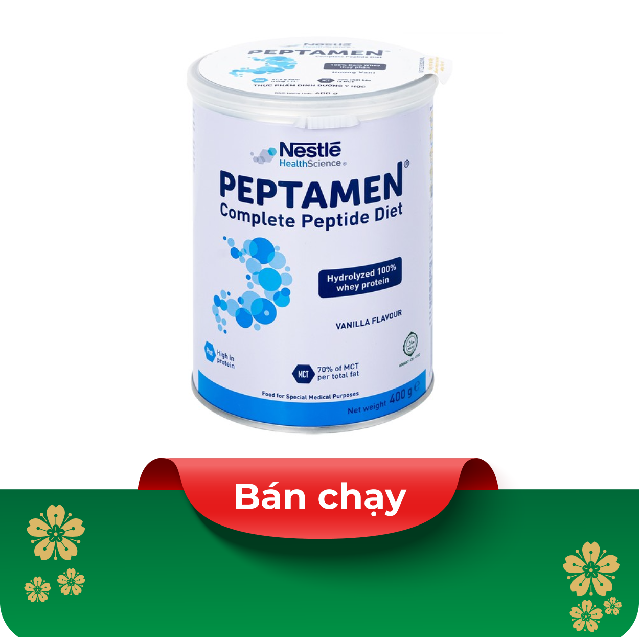 Sữa Bột Dinh Dưỡng Peptamen Dành Cho Người Kém Hấp Thu (400g)