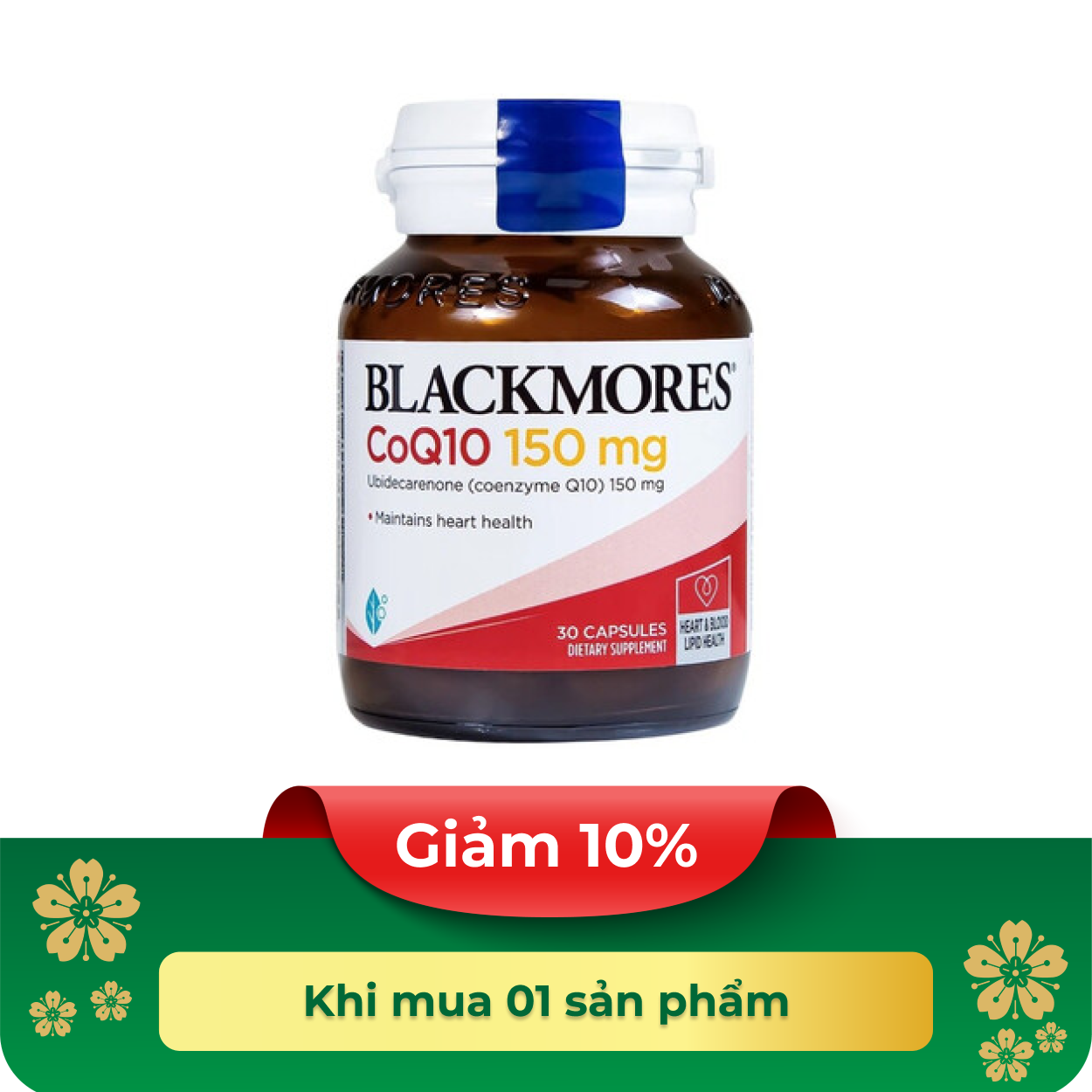 Thực phẩm bảo vệ sức khỏe Blackmores CoQ10 150mg (30 viên)