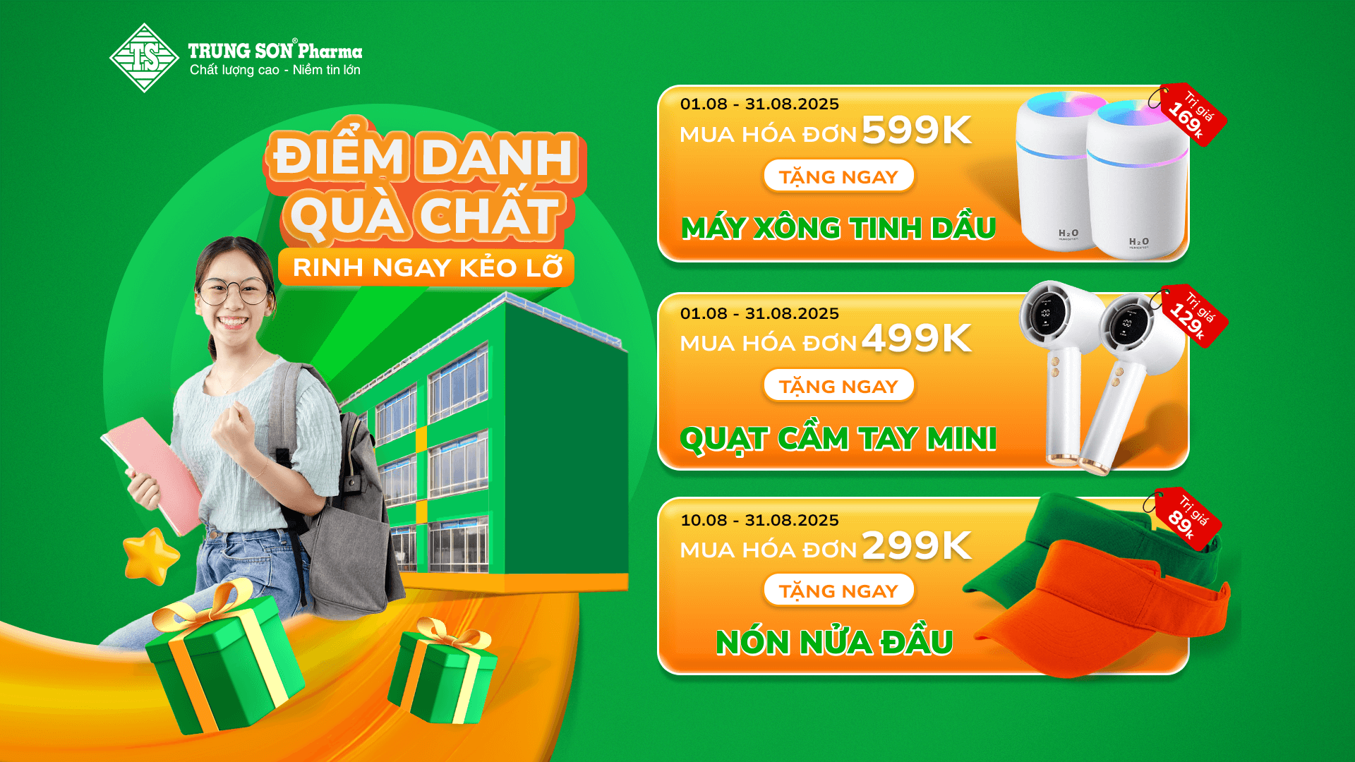 ĐIỂM DANH QUÀ CHẤT – RINH NGAY KẺO LỠ