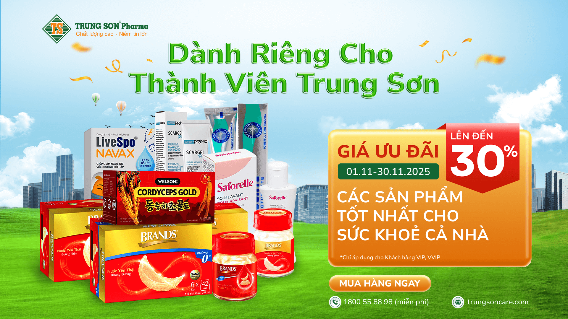THÁNG 11 BÙNG NỔ - GIÁ ƯU ĐÃI HẤP DẪN CHO KHÁCH HÀNG THÀNH VIÊN THÁNG 11 BÙNG NỔ - GIÁ ƯU ĐÃI HẤP DẪN CHO KHÁCH HÀNG THÀNH VIÊN