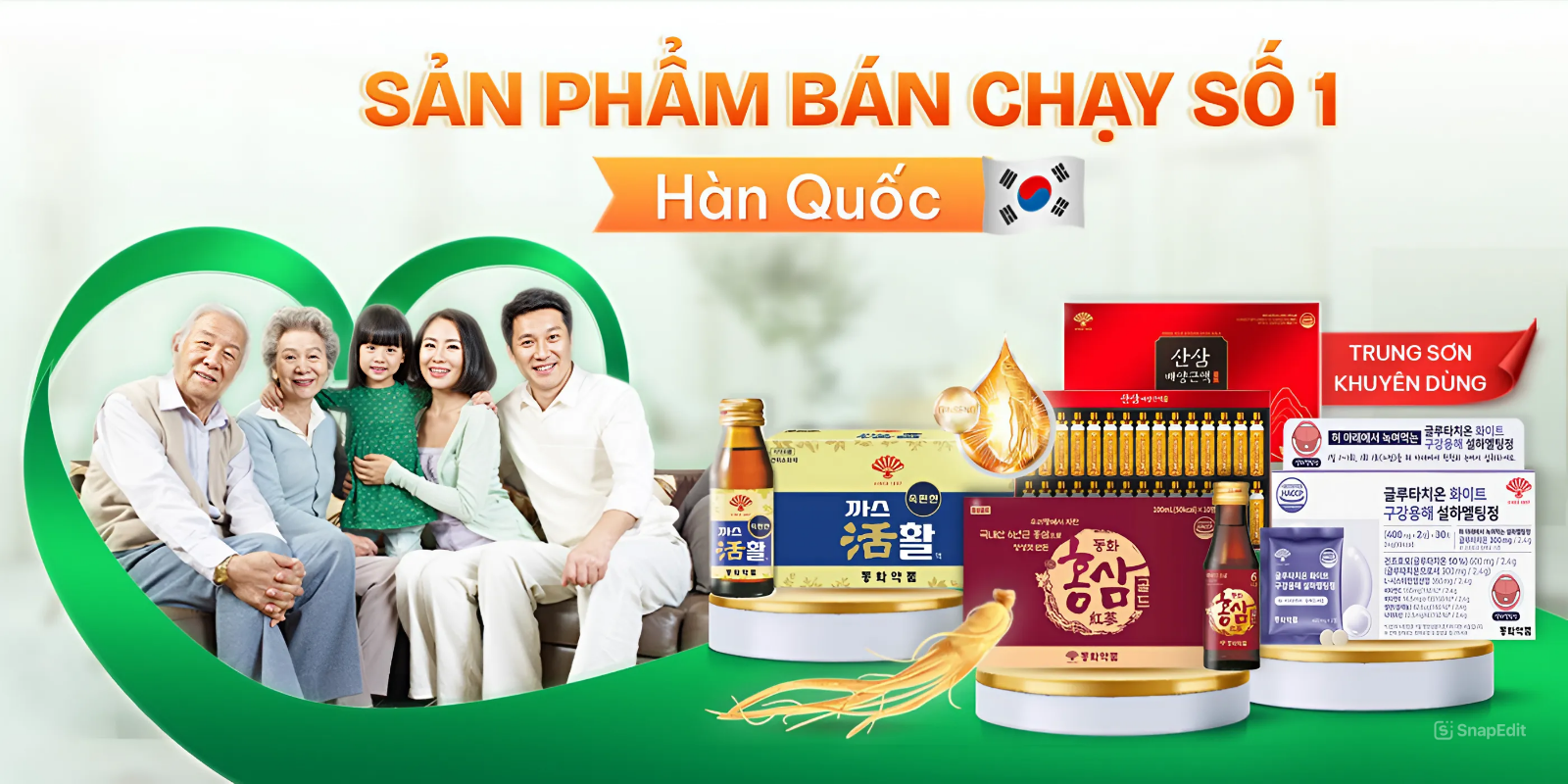 Sản phẩm chính hãng Hàn Quốc
