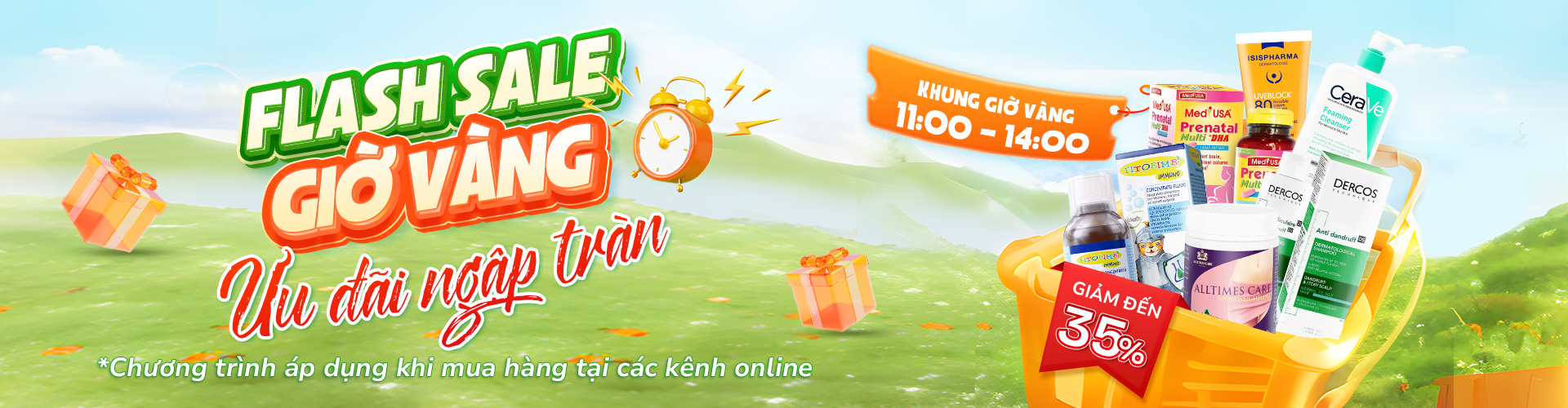 Ưu đãi cuối tuần Online - Mua sắm thả ga