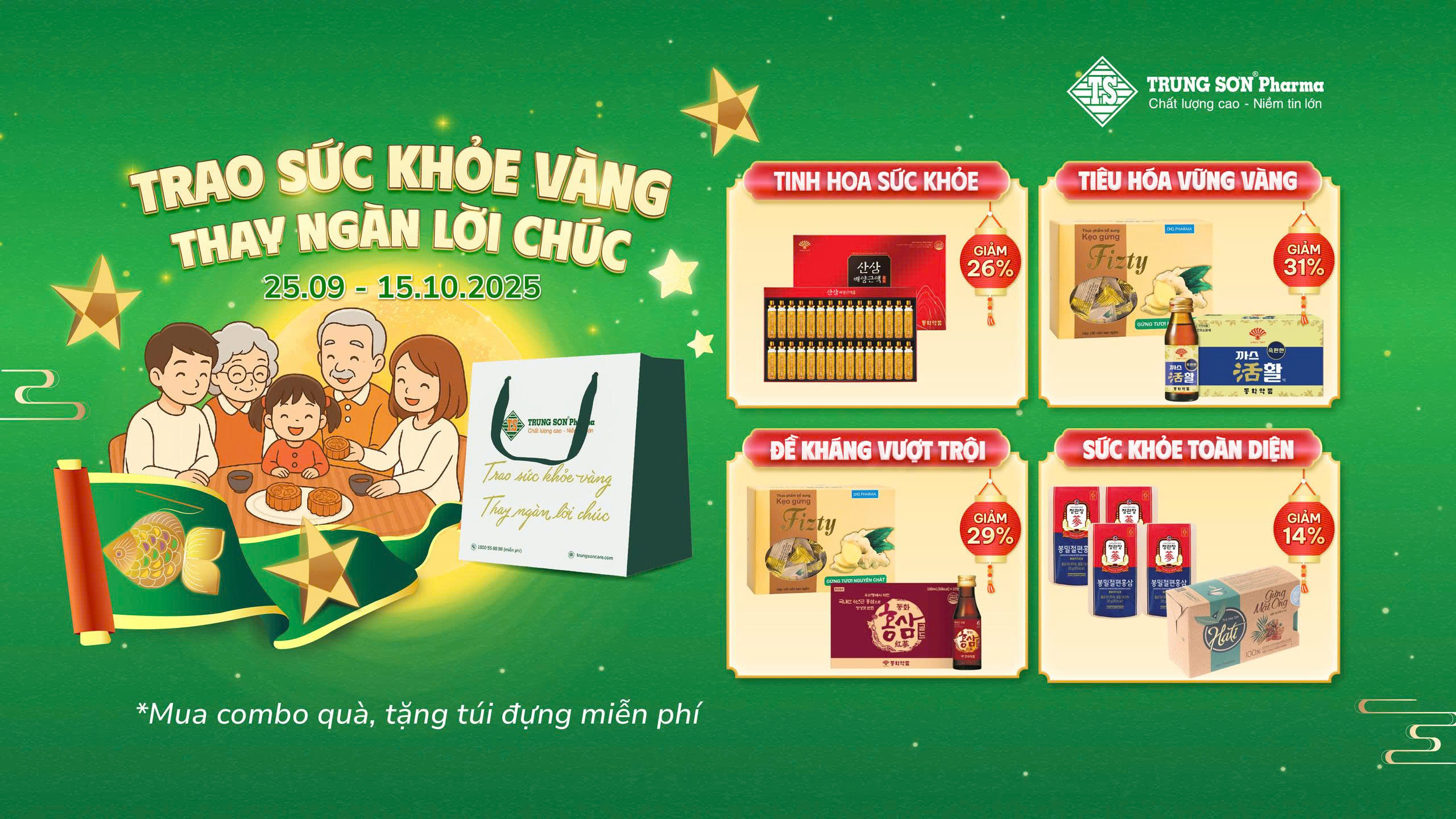 Combo quà tặng Trung thu