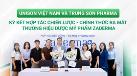 Unison Việt Nam Và Trung Sơn Pharma Ký Kết Hợp Tác Chiến Lược, Chính Thức Ra Mắt Thương Hiệu Dược Mỹ Phẩm Zaderma