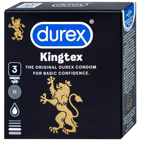 Bao cao su Durex Kingtex ôm sát, vừa vặn mang đến cảm giác tự nhiên (3 cái)