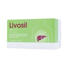 Thuốc Livosil 140mg điều trị xơ gan, ung thư gan, phục hồi chức năng gan (8 vỉ x 15 viên)