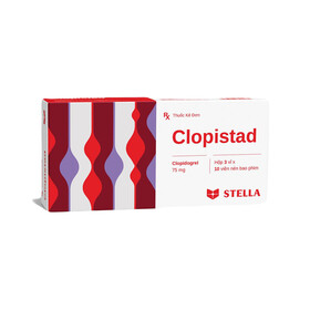 Thuốc Clopistad 75mg Stella phòng ngừa nhồi máu cơ tim (3 vỉ x 10 viên)