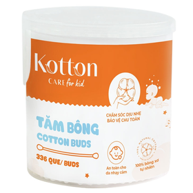 Tăm bông trẻ em Kotton Care For Kid ( 336 que)
