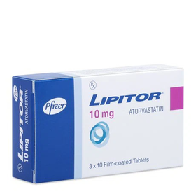 Thuốc Lipitor 10mg Pfizer điều trị tăng cholesterol máu (3 vỉ x 10 viên)