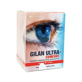 Dung dịch nhỏ mắt Gilan Comfort điều trị bệnh lý khô mắt (30 ống x 0.4ml)