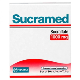 Thuốc Sucramed 1000mg điều trị loét dạ dày, tá tràng (30 gói)
