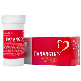 Thuốc Panangin điều trị suy tim,loạn nhịp (50 viên)