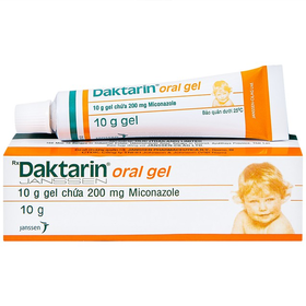 Thuốc Daktarin diều trị nhiễm nấm ở khoang miệng hầu và đường tiêu hóa (10g)