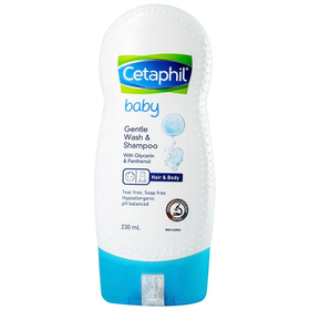 Sữa tắm gội Cetaphil Baby Gentle Wash &amp; Shampoo cho bé (230ml)