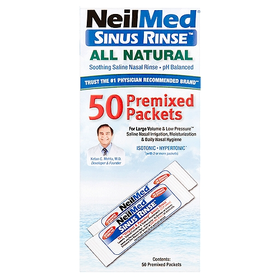 Hỗn hợp rửa mũi NeilMed Sinus Rinse hỗ trợ giảm và ngừa viêm mũi (50 gói)