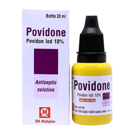 Dung dịch sát khuẩn Povidine 10% ngừa nhiễm khuẩn vết thương (20ml)