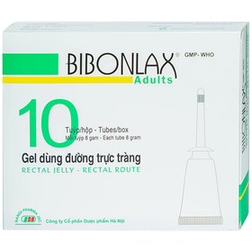Thuốc Bibonlax Adults trị táo bón (10 tuýp x 8g)