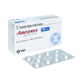 Thuốc Arcoxia 90mg MSD điều trị viêm khớp (3 vỉ x 10 viên)