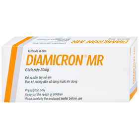 Thuốc Diamicron MR 30mg điều trị tiểu đường tuýp 2 (60 viên)