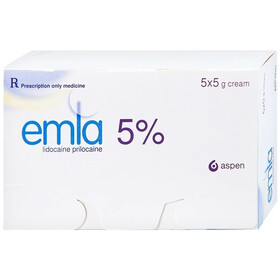 Thuốc Emla 5% gây tê bề mặt da (5 tuýp x 5g)