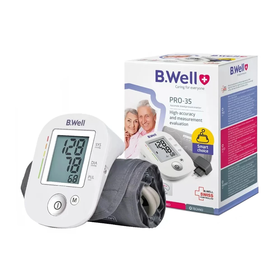 Máy đo huyết áp bắp tay BWELL PRO-35 hỗ trợ đo huyết áp và nhịp tim (1 cái)