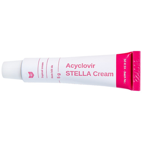 Kem bôi Acyclovir Stella Cream điều trị da nhiễm virus Herpes Simplex (5g)