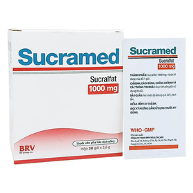 Thuốc Sucramed 1000mg điều trị loét dạ dày, tá tràng (30 gói)