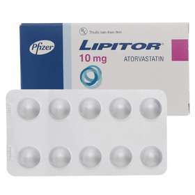Thuốc Lipitor 10mg Pfizer điều trị tăng cholesterol máu (3 vỉ x 10 viên)