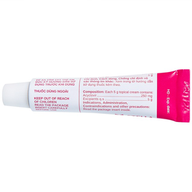 Kem bôi Acyclovir Stella Cream điều trị da nhiễm virus Herpes Simplex (5g)