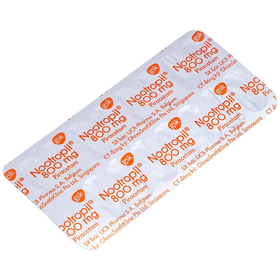 Thuốc Nootropil 800mg GSK điều trị hội chứng tâm thần (3 vỉ x 15 viên)
