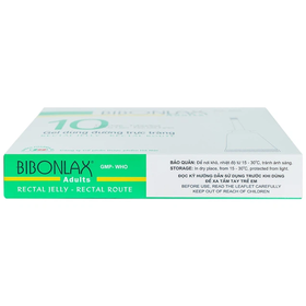 Thuốc Bibonlax Adults trị táo bón (10 tuýp x 8g)
