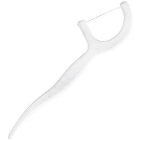 Tăm chỉ nha khoa Okamura Asahi sợi chỉ dẹp chăm sóc răng miệng gói 40 cây