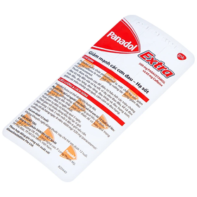 Thuốc Panadol Extra đỏ GSK giúp giảm đau, hạ sốt (15 vỉ x 12 viên)