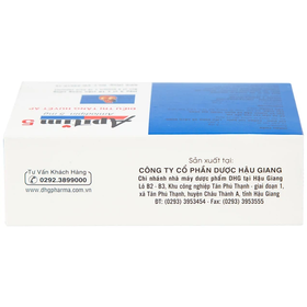 Thuốc Apitim 5mg DHG điều trị tăng huyết áp (3 vỉ x 10 viên)
