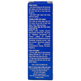 Xịt thơm miệng thảo dược GreeLux Extra Cool Hoa Linh làm thơm miệng tức thì (12ml)