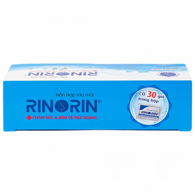 Hỗn hợp rửa mũi Rinorin chăm sóc và bảo vệ mũi xoang (30 gói)