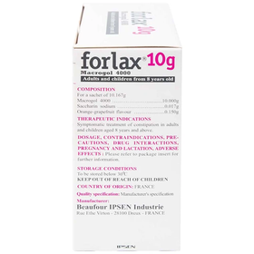 Thuốc Forlax 10g điều trị táo bón triệu chứng (20 gói x 10g)