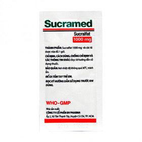 Thuốc Sucramed 1000mg điều trị loét dạ dày, tá tràng (30 gói)