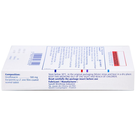 Thuốc Tavanic 500mg Sanofi trị nhiễm khuẩn (Hộp 1 Vỉ x 5 Viên)