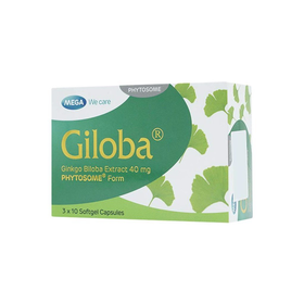 Thuốc Giloba 40mg hỗ trợ điều trị suy tuần hoàn não (30 viên)