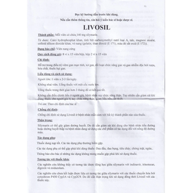 Thuốc Livosil 140mg điều trị xơ gan, ung thư gan, phục hồi chức năng gan (8 vỉ x 15 viên)