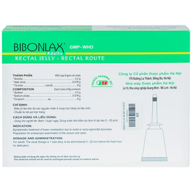 Thuốc Bibonlax Adults trị táo bón (10 tuýp x 8g)