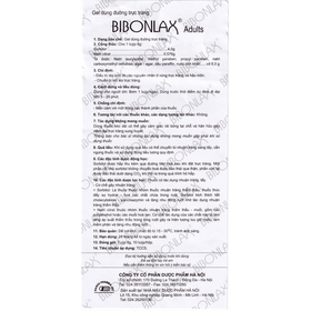Thuốc Bibonlax Adults trị táo bón (10 tuýp x 8g)