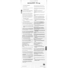 Thuốc Silygamma 150mg điều trị viêm gan, xơ gan (4 vỉ x 25 viên)