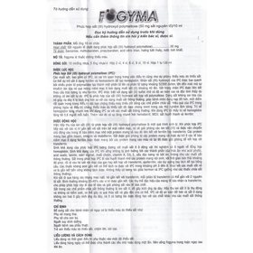 Thuốc Fogyma điều trị thiếu máu do thiếu sắt (4 vỉ x 5 ống)