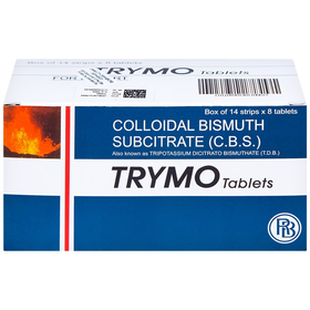 Thuốc Trymo 120mg điều trị điều trị loét tá tràng, dạ dày (Hộp 14 Vỉ x 8 Viên)