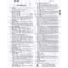 Thuốc Scanneuron hỗ trợ điều trị các rối loạn về hệ thần kinh (Hộp 10 vỉ x 10 viên)